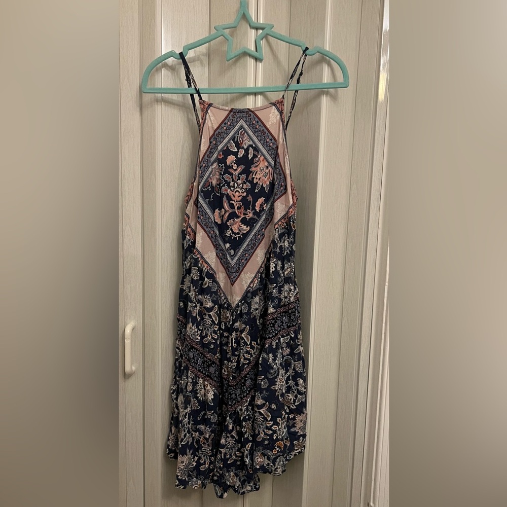 American Eagle Outfitters Navy and creamy Floral dress